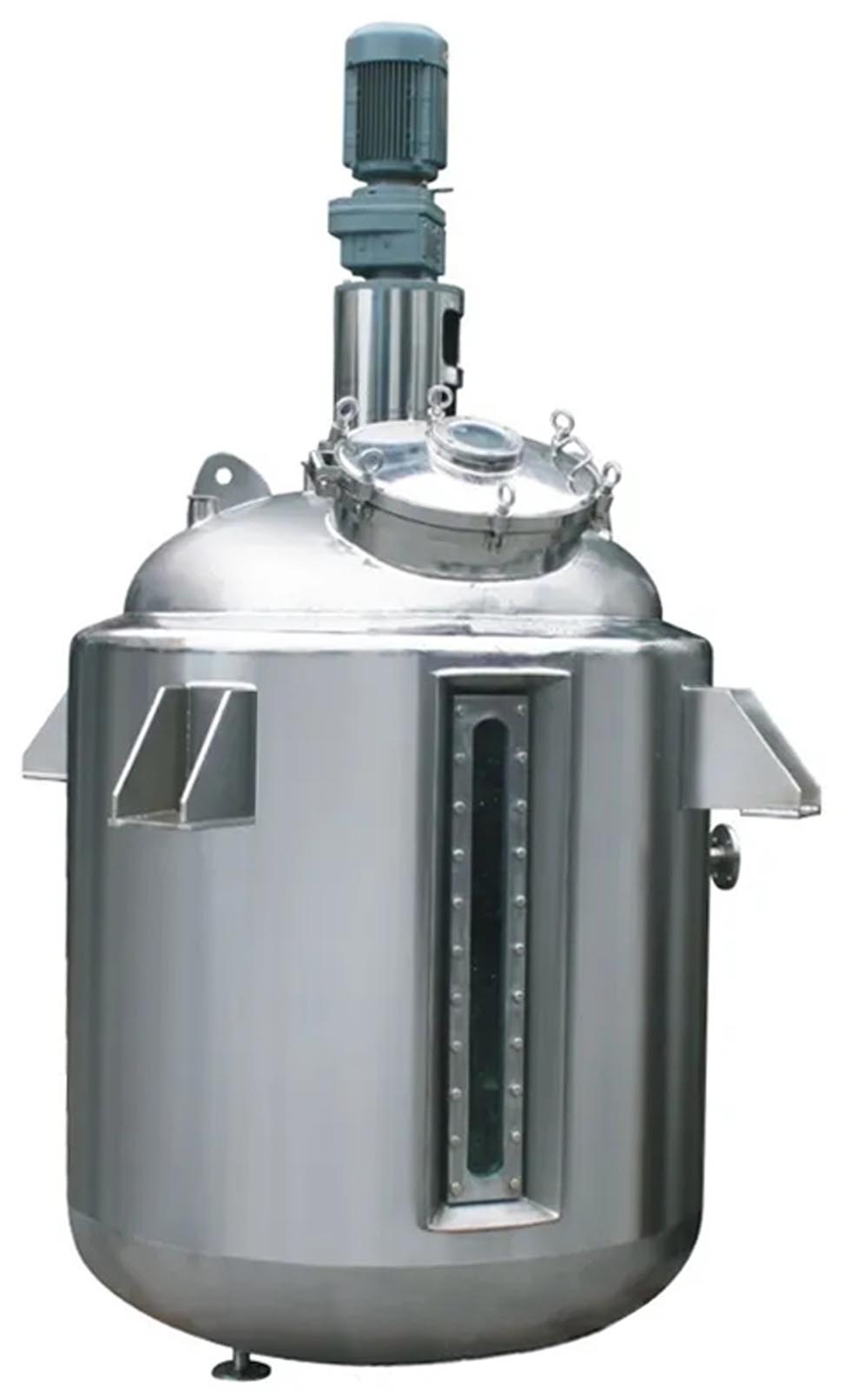 臥式齒輪減速機(jī)不銹鋼反應(yīng)釜